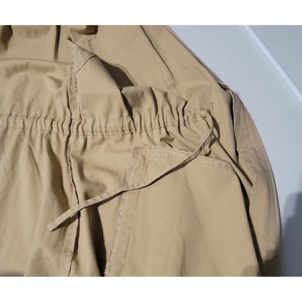 Aerie‎ Offline Military Utility Vest Cotton Hooded Tan Women's Size Large - Picture 7 of 8